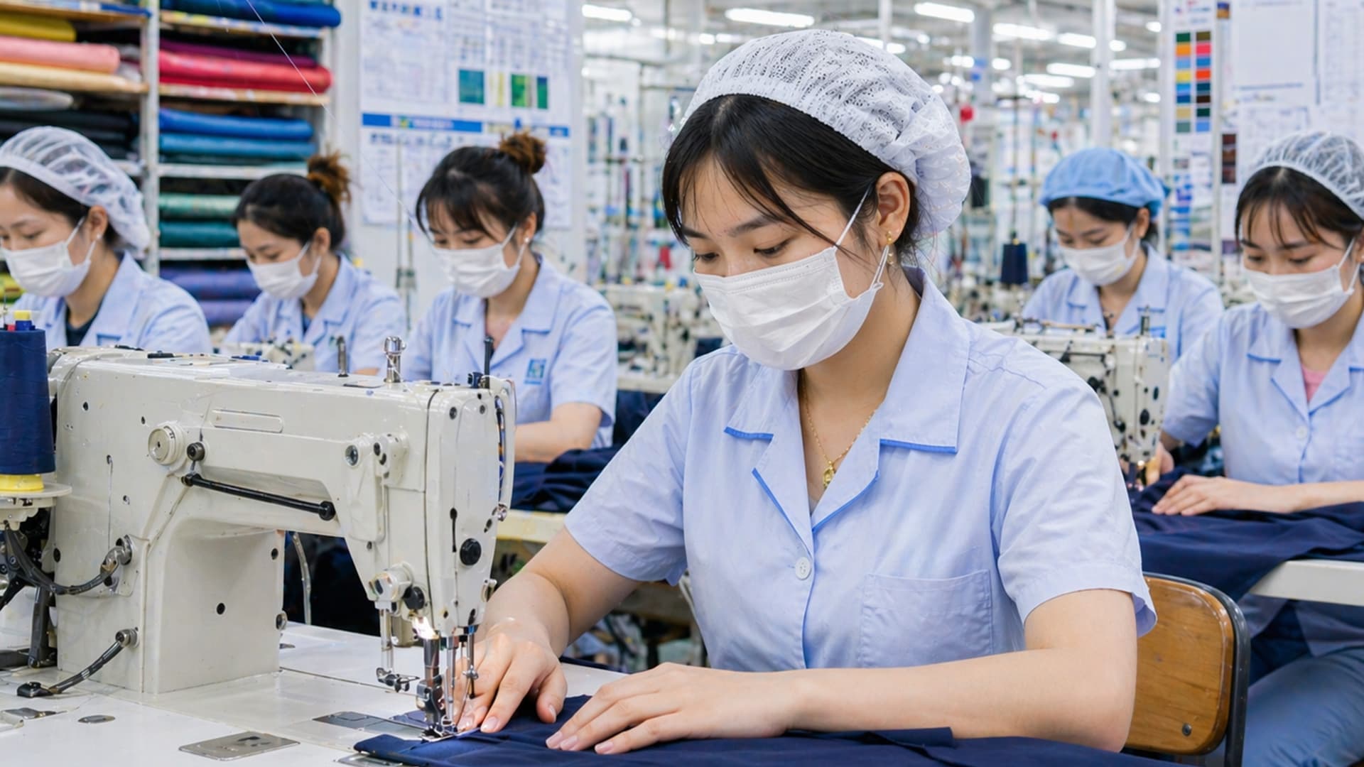 Người làm nghề May mặc tại Nhật