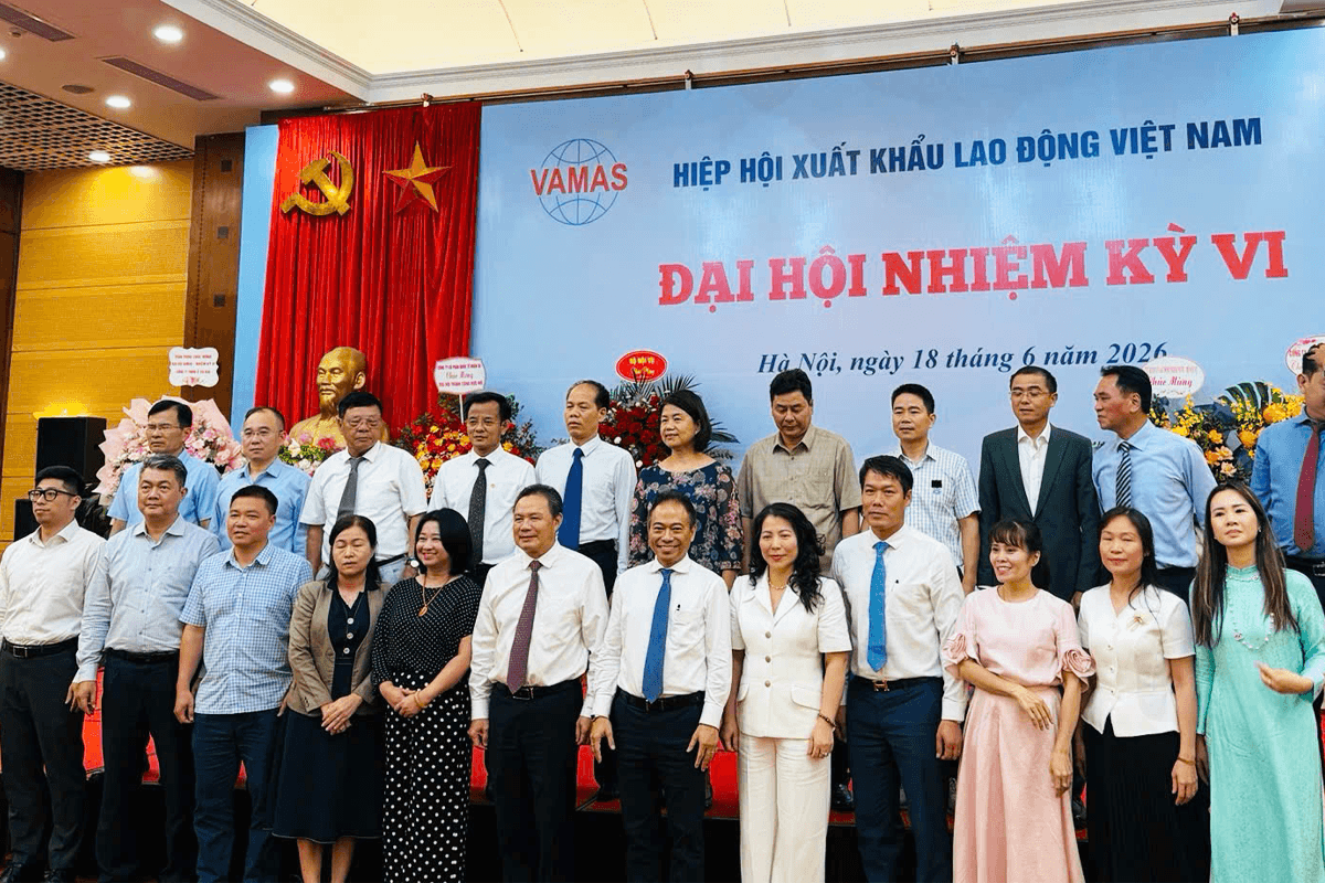 Tổng Giám đốc ESUHAI Group Lê Long Sơn tiếp tục tái cử tái cử Phó Chủ tịch Hiệp hội Xuất khẩu Lao động Việt Nam (VAMAS) nhiệm kỳ VI (2026-2031)